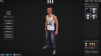 3D gay boy 3DXChat model editor